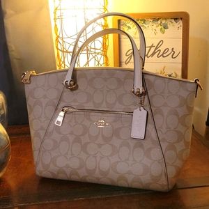 Coach Prairie Satchel in light khaki